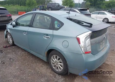 2012 Toyota Prius Plug-In Advanced from USA, damaged, VIN JTDKN3DP4C3024369